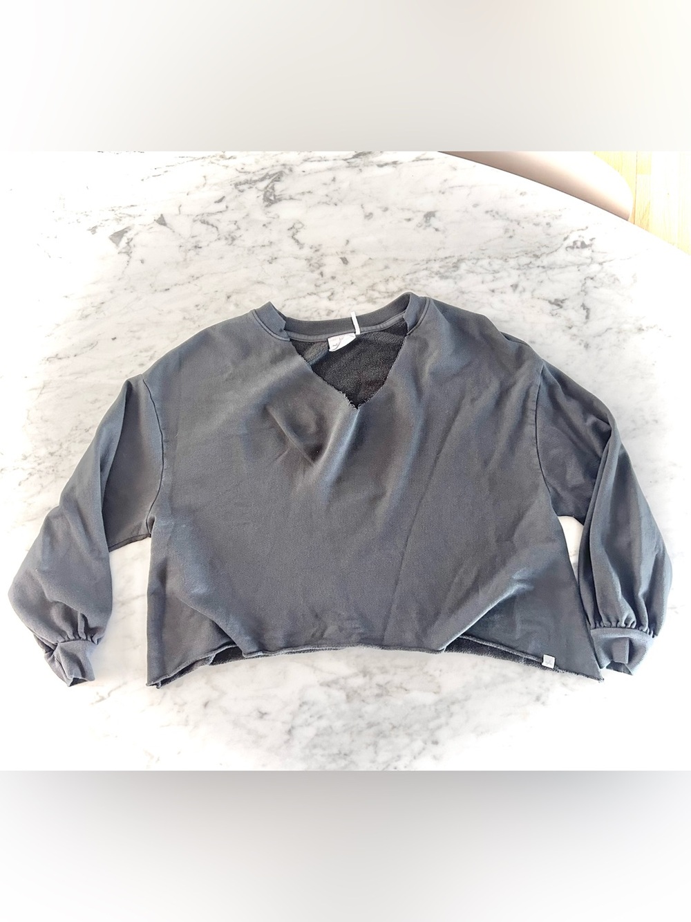 Out From Under/Urban Outfitters Charcoal Oversized Sweatshirt – One Size